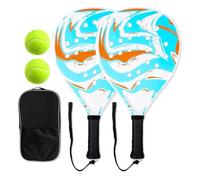 Pickleball Paddle Set - Carbon Fiber Lightweight Ergonomic Design | Outdoor Pickleball Racket Set, Durable Sports Paddle for Control and Power | for Women Men Adults Kids Recreational Games Use
