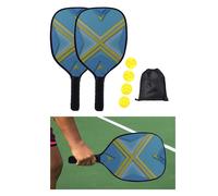 Pickleball Paddles Set Comfort Grip Racchetta con 4 palline per interni ed