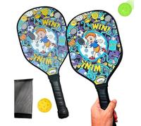 Picklëball Paddles Set - Wooden Racketball Set With Balls | Beginner Traini