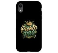 Pickleball Pickle Pro Crown Shield Champion Design Custodia per iPhone XR