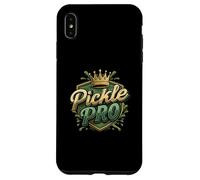 Pickleball Pickle Pro Crown Shield Champion Design Custodia per iPhone XS Max