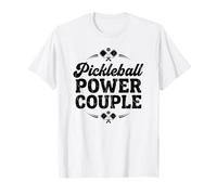 Pickleball Potenza Coppia Partner Umorismo Divertente Maglietta