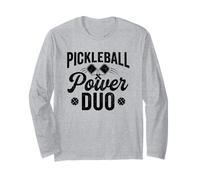 Pickleball Power Duo - Divertente Compagno di Pickleball Maglia a Manica