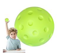 Pickleball Practice Standard Ball, 2.91x2.91x2.91 Inches Soft Standard Size Pickleball Training Ball, Beginners Professionals Warm-up Solution Indoor Outdoor Portable For Backyard, Living Room