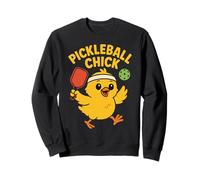 Pickleball Pulcino Carino Divertente Paddle Amante Sport Donne Ragazze Felpa