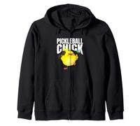 Pickleball Pulcino Divertente Uccello Giocatore Pickleball Fan Felpa con Cappuccio