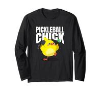 Pickleball Pulcino Divertente Uccello Giocatore Pickleball Fan Maglia a Manica