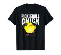 Pickleball Pulcino Divertente Uccello Giocatore Pickleball Fan Maglietta