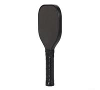 Pickleball - Racchetta da allenamento con racchetta in fibra di carbonio, per principianti e giocatori avanzati, per migliorare la precisione dei colpi (nero)