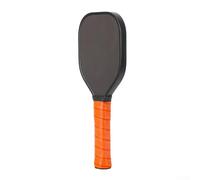 Pickleball - Racchetta da allenamento con racchetta in fibra di carbonio, per principianti e giocatori avanzati, per migliorare la precisione dei colpi (marrone)