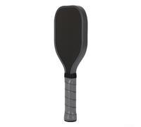 Pickleball - Racchetta da allenamento con racchetta in fibra di carbonio, per principianti e giocatori avanzati, per migliorare la precisione dei colpi (grigio)