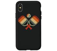 Pickleball - Racchetta da padel Pickleball in stile retrò Custodia per iPhone X/XS