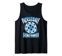 Pickleball Sigma Dinker Gen Z Vaporwave Divertente Canotta