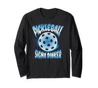 Pickleball Sigma Dinker Gen Z Vaporwave Divertente Maglia a Manica