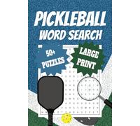 Pickleball Word Search Book 50+ Puzzles: For Adults, Teens, and Seniors