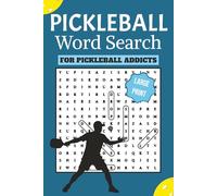 Pickleball Word Search for Adults: Fun Pickleball Terms, Shots, Strategies, and More