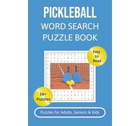 Pickleball Word Search Puzzle Book: A Fun and Challenging Pickleball Brain Teaser for Players, Fans, and Seniors | 50+ Court-Inspired Puzzles in Large Print