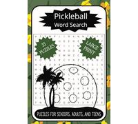Pickleball Word Search Puzzle Book: A Pickleball Themed Word Find Puzzle
