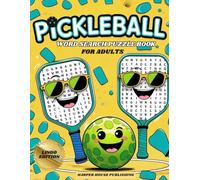 PICKLEBALL WORD SEARCH PUZZLE BOOK FOR ADULTS: LINGO EDITION: 50 Large Print Puzzles Packed with Pickleball Lingo, Court Talk, and Fun Challenges