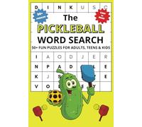 Pickleball Word Search Puzzle Book: Word Searches with Easy to Read Print About Pickleball and More | 6 x 9 inches, 110 pages | 50+ Puzzles... Gift for Vacations, Holidays, and Free Times