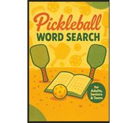 Pickleball Word Search Puzzle Book: Word Searches with Easy to Read Print about Pickleball, Sports ,Pickleball Lingo , and More | 6x9 inches, 110 ... Gift for Vacations, Holidays and Free Times