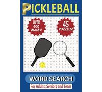 Pickleball Word Search Puzzle Book: Word Searches with Easy to Read print all-about Pickleball, Pickleball Tips, Racquet Sports | 6 x 9 inches, 90 ... Pickleball'er Birthdays, Vacations, Amusement