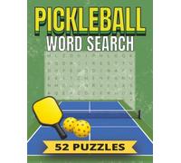 Pickleball Word Search: Word Search with Easy to Read Print about Pickleball, Activity, Equipment, Rules: 8.5x11 ... Gift idea for Enthusiast, Travel, and Relaxation
