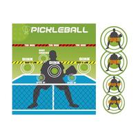 Pickleballs Rebounder Training Aiuto Pickleballs Dinking Wall Pad Antiscivolo Pratica Strumento Interno Esterno Casa Shock Assorbente Obiettivi Mat