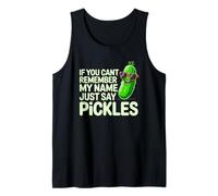 Pickles Cool Joke Forget Name Funny Sunglasses Canotta