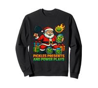 Pickles Presents And Power Plays Pickleball Babbo Natale Felpa