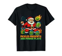 Pickles Presents And Power Plays Pickleball Babbo Natale Maglietta