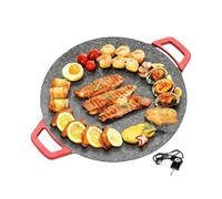 Picknick Grillplatte - 30 Cm Elektrische Kochpfanne | Multifunktionale Tragbare Grillpfanne - Robusto Kochfläche Für Braten, Grillen Und Zubereiten Von Mahlzeiten Bei Picknicks, Camping Und Outdoor