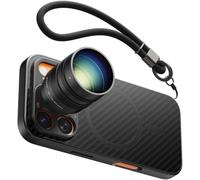 PICKOGEN Teleobiettivo 2X per iPhone 16/17 Pro e Pro Max con custodia da 17 | Ottica a 7 elementi a 5 gruppi, con custodia da 17 mm, fauna selvatica, sport, concerti, tappi, panno e custodia