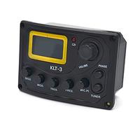 Pickup 4 Band EQ Equalizzatore KLT-3 Guitar Acoustic Guitar Bass EQ Preamp con MicPHONE E Tuner Pickup per Chitarra