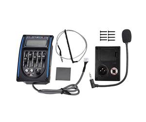 Pickup a 5 Bande per Chitarra, Pick Up Chitarra, Preamp Chitarra, Piezo Digitale Sintonizzatore Guitar Pick Up Acoustic EQ Equalizer Band Preamp Tuner Display LCD Sostituzione Acustica Equalizzatore
