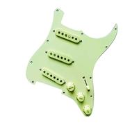 Pickup a battibe da borsetta a tre singolo circuito adatto per la chitarra elettrica ST Accessori per chitarra elettrica in alluminio aluminio cobalto Set Battipenna Pickup(Mint green single single si