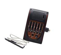 Pickup A Cinque Segmenti Chitarra Acustica EQ Pickup Piezoelettrico Pannello Con Venature Del Legno Nero Accessori per chitarra acustica