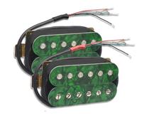 Pickup A Doppia Bobina A Sei Corde Con Pannello Colorato Pickup A Testa Piatta Modificato Per Chitarra Elettrica Adatto Per Chitarra Elettrica ST(Set E)