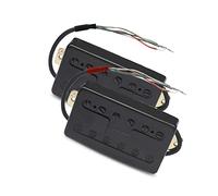 Pickup A Doppia Bobina Humbucker Con Coperchio In Ottone Per Chitarra Elettrica Pickups Set per Chitarra Elettrica (Color : Bk_1 set)