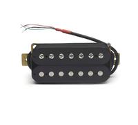 Pickup a doppia bobina per chitarra elettrica Nero con telaio Pickup a doppio blocco per chitarra a 7 corde Pickup per chitarra elettrica a lama di coltello Pickup-Set Chitarra Elettrica(Black Neck 58