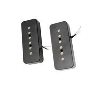 Pickup Al Manico E Al Ponte Alnico 5 P90 Per Chitarre Elettriche Pick-up Elettrico Professionale(2 Pcs Set Bk)