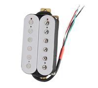 Pickup al manico Humbucker per chitarra elettrica bianca a quattro condotte con parti di chitarra scudo Pickup Professionale Per Chitarra Elettrica