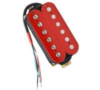 Pickup al manico Humbucker per chitarra elettrica rossa a quattro condotte con parti di chitarra scudo