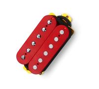 Pickup al manico Humbucker rosso per chitarra elettrica a quattro condotte con vite regolabile dello scudo Pickup Professionale Per Chitarra Elettrica