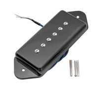 Pickup Al Manico/ponte Single Coil P90 In Ceramica Per Chitarre Bk Pickup Elettrico A Doppia Bobina(1 Pc N Black)
