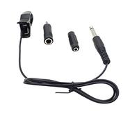Pickup audio a clip da 6 5 mm per chitarra, basso, violoncello, ukulele, violino con 3 jack maschio a femmina e adattatore universale strumento musicale facile da fissare Plug Play compatto leggero