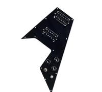 Pickup battipenna Battipenna per chitarra precablato caricato nero a 3 strati per parti e accessori per chitarra stile V volante