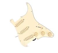 Pickup battipenna HHH 3 pickup a doppia bobina sostitutivi precablati 3 strati 11 fori battipenna con manopole di controllo volume per parti di chitarra Fender ST