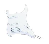 Pickup battipenna Pickup a battibe da borsetta a tre singolo circuito adatto per la chitarra elettrica ST Accessori per chitarra elettrica in alluminio aluminio cobalto(Off-white single single double)