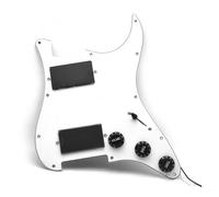 pickup battipenna precablato 1Set Precablato Pickup per Chitarra Pickup Humbucker HH Pickup Caricato Pickguard per Chitarra Elettrica ST